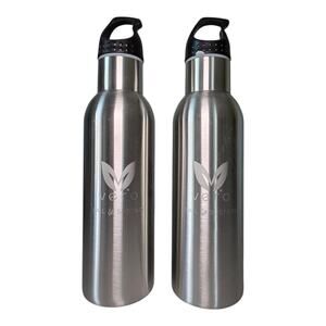 Set 2 MaCher Vero Reusable Stainless Steel Water Bottles Eco Friendly Travel